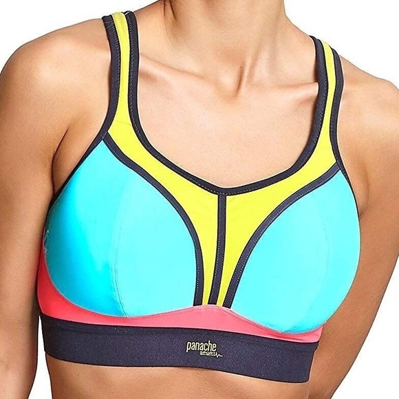 Panache Sport Wire-Free Sports Bra Moisture Wicking Womens 32G UK 32I USA - Picture 1 of 10
